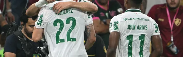 Imagem ilustrativa da imagem Palmeiras vence Fluminense na ida das semifinais da Libertadores