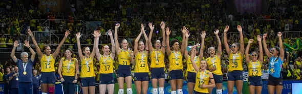 Imagem ilustrativa da imagem Vôlei feminino garante vaga nos Jogos Olímpicos de Los Angeles