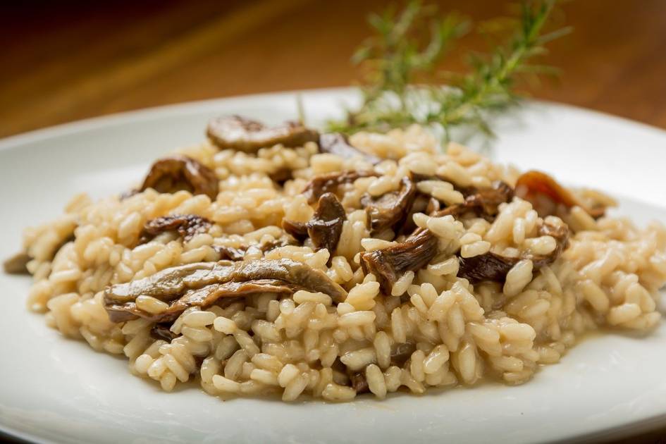 Risoto com cogumelos: uma especialidade de dar água na boca