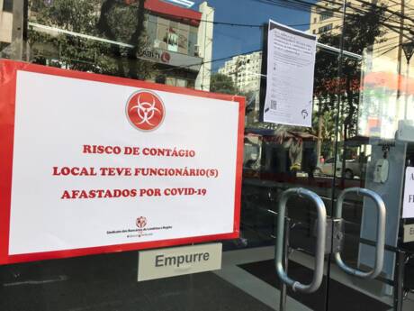 Interdição de agências bancárias cresce e sindicato vê ligação com isolamento 'frouxo'
