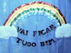 Pandemia é tema de arte escolar