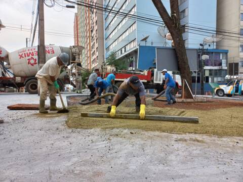 De acordo com o município, 90% da obra já está pronta