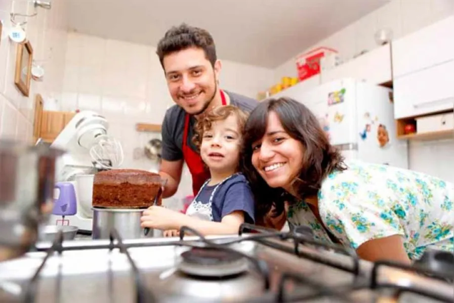 Juntos na rotina doméstica