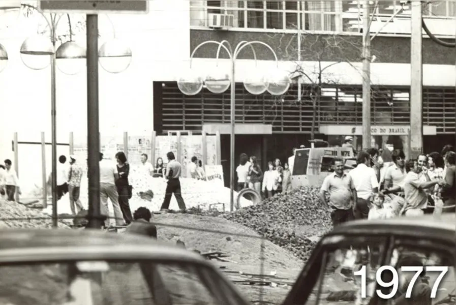 Descaracterizado, projeto de reurbanização do centro completa 40 anos