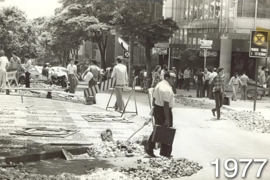 Descaracterizado, projeto de reurbanização do centro completa 40 anos