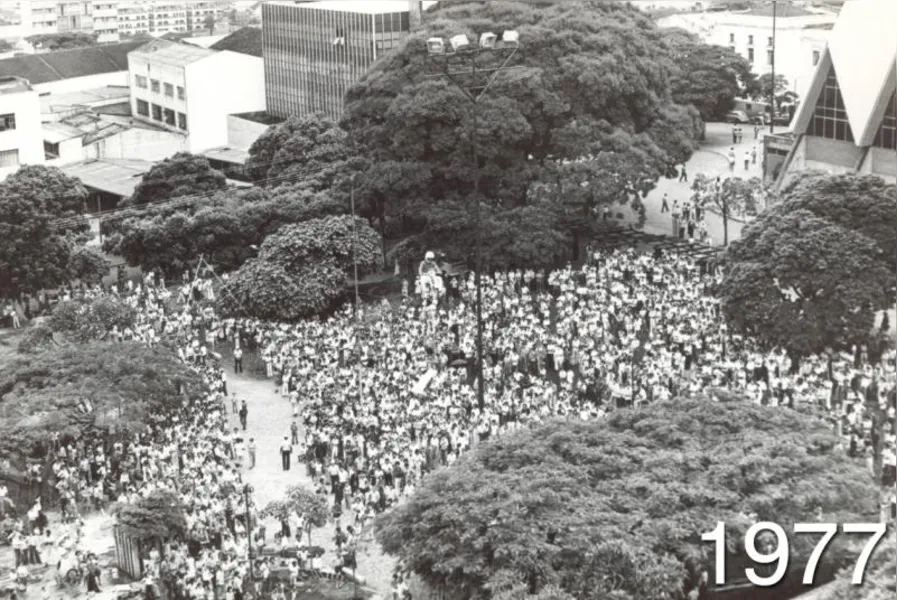 Descaracterizado, projeto de reurbanização do centro completa 40 anos