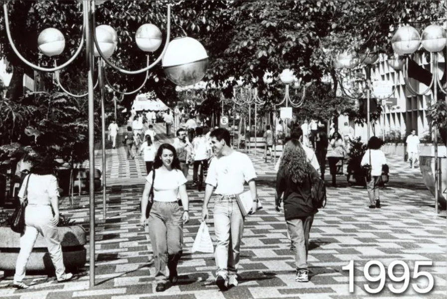 Descaracterizado, projeto de reurbanização do centro completa 40 anos