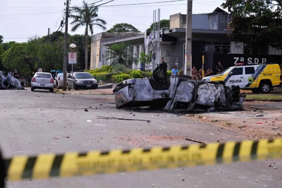 Umuarama vive caos após prisão de suspeito de homicídio