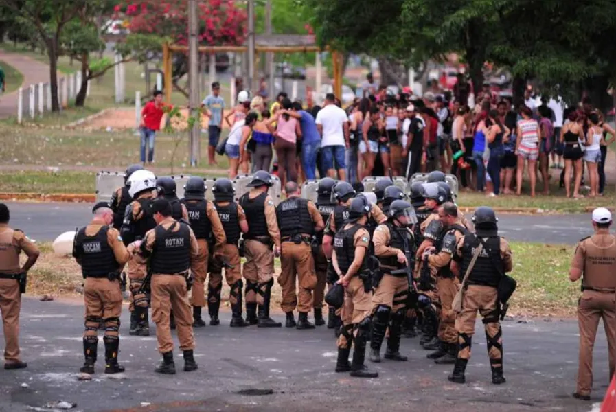 Umuarama vive caos após prisão de suspeito de homicídio