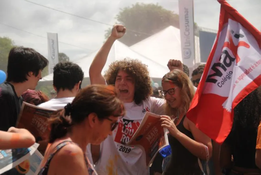 Tinta, ovos e muita alegria marcaram o VestibaFest