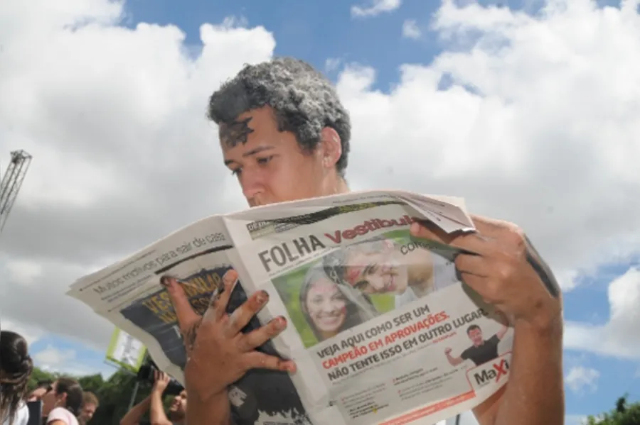Gritos, alegria e cores na comemoração