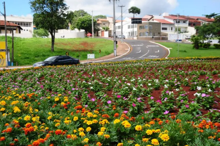 Embelezando praças e rotatórias