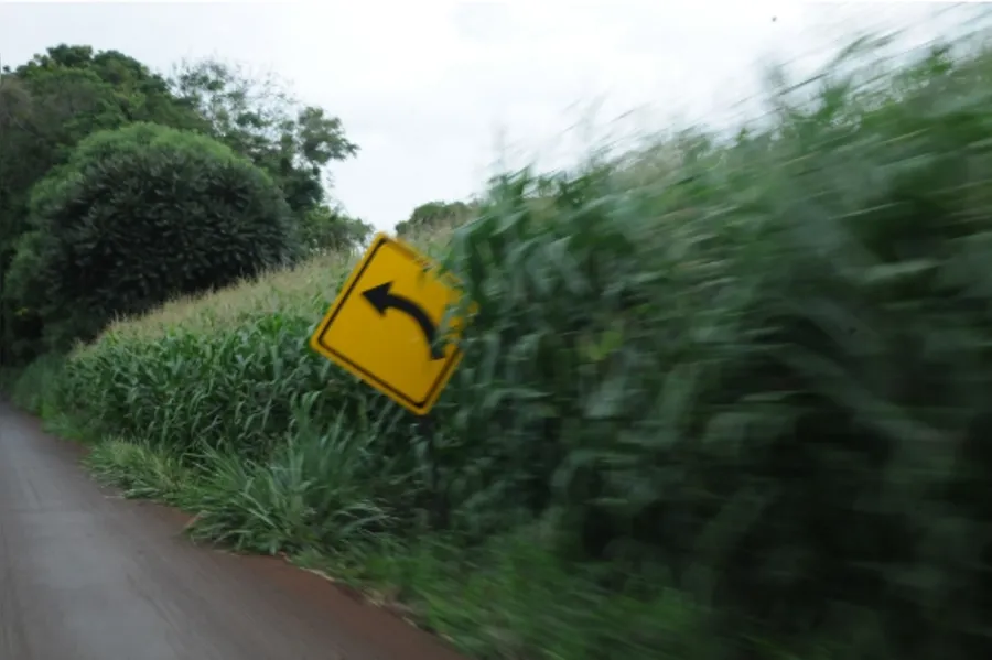 Estradas rurais em situação precária