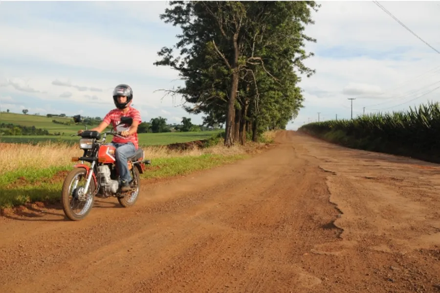 Estradas rurais em situação precária