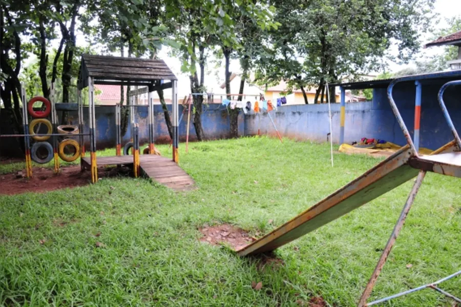 Creche em Bela Vista ameaça desabar