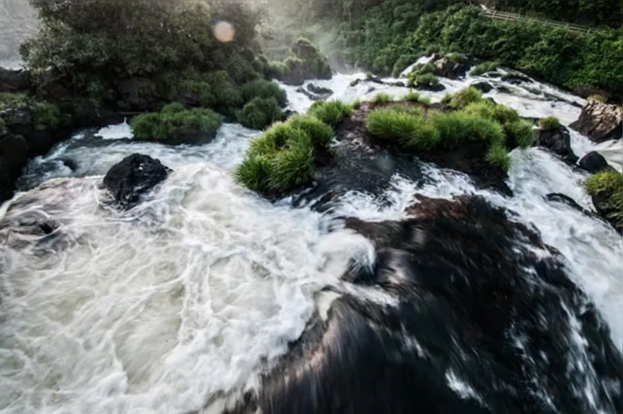 No paraíso das grandes águas