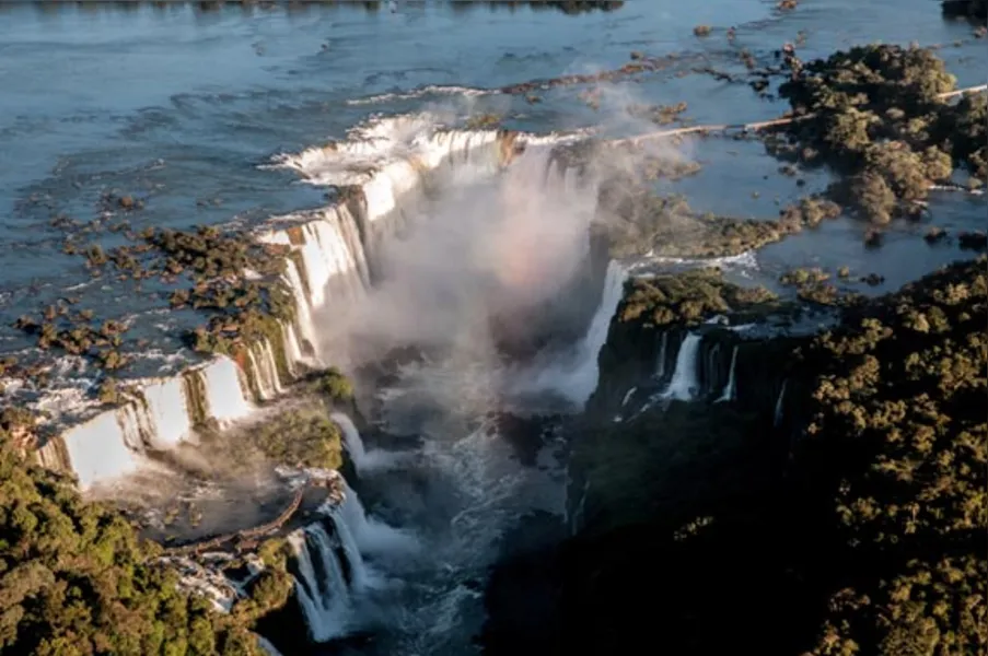 No paraíso das grandes águas