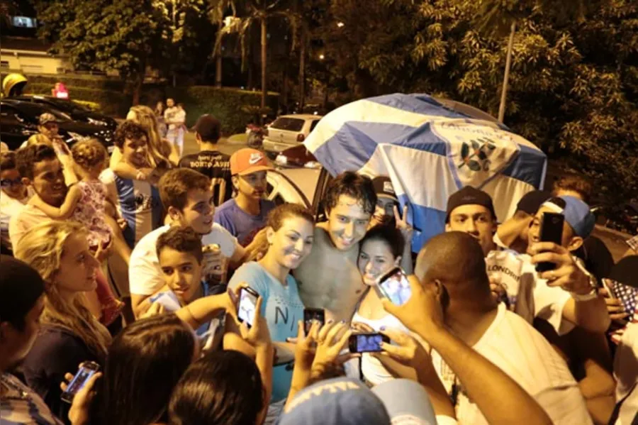 Confira, em imagens, a festa do título do Tubarão