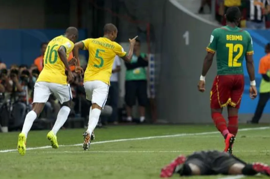 Confira, em imagens, a vitória do Brasil sobre Camarões