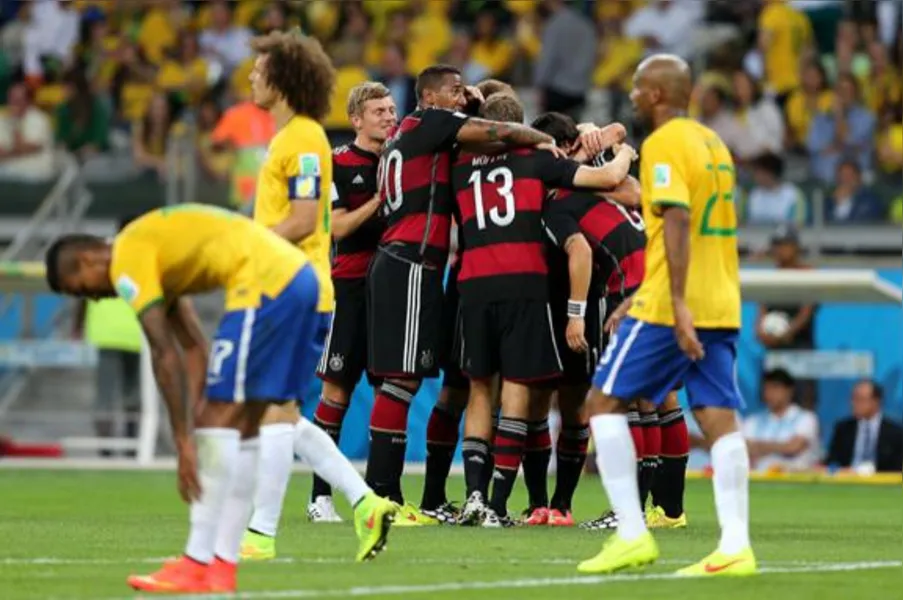 Confira, em imagens, o vexame do Brasil no Mineirão
