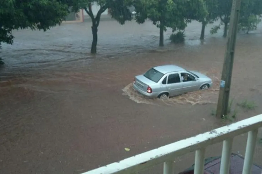 Internautas registram inundações em Londrina; veja fotos