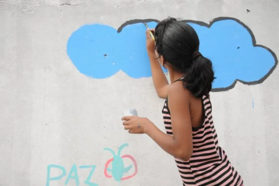 A paz traduzida em cores e formas