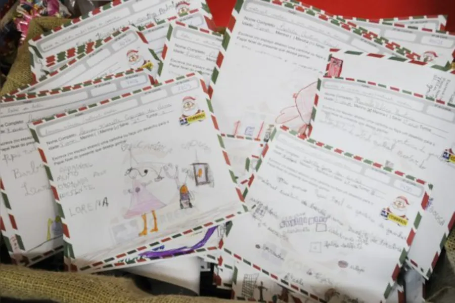 A magia do Natal em cartas
