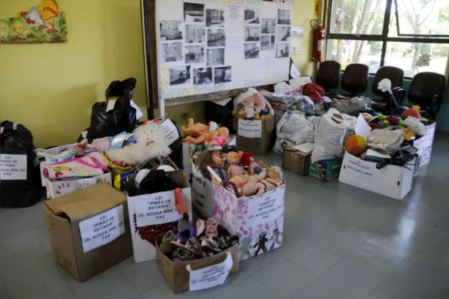Lição de solidariedade para os pequenos