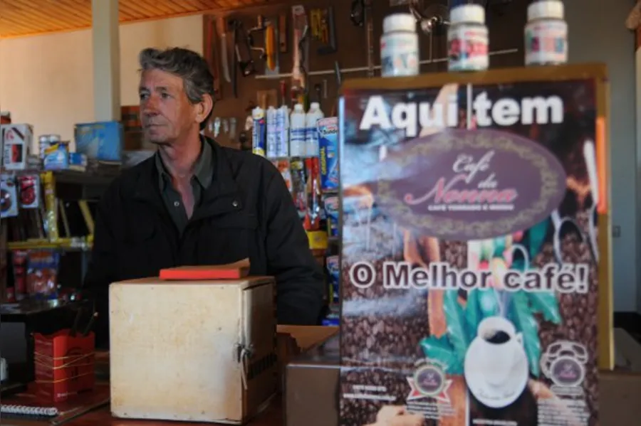 Café tipo mineiro nas alturas de Terra Nova