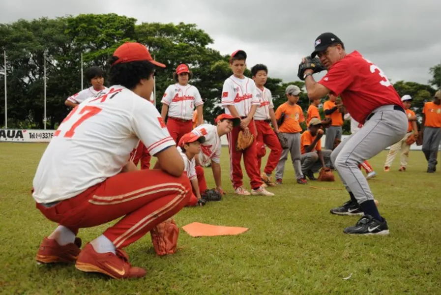 Lição com gigantes do Beisebol
