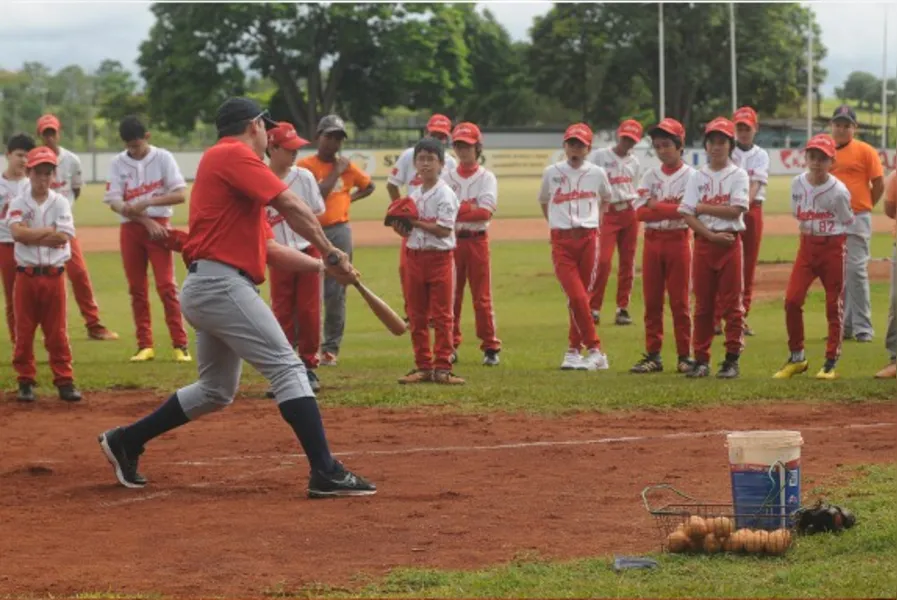 Lição com gigantes do Beisebol