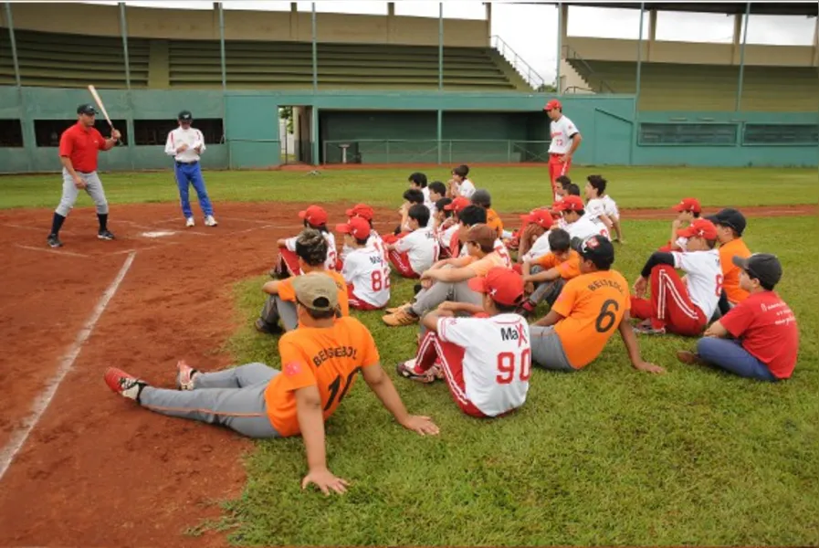 Lição com gigantes do Beisebol