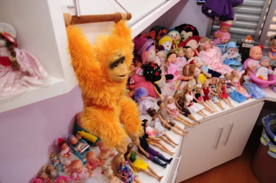 Voluntária restaura e doa brinquedos