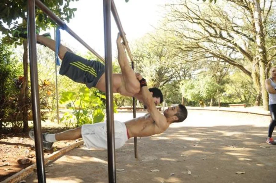 Treinamento ao ar livre