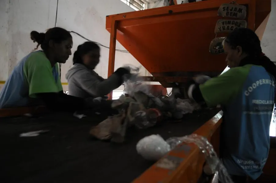 Investimento em cooperativas de reciclagem