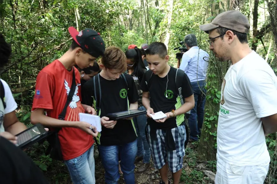A natureza  na palma das mãos