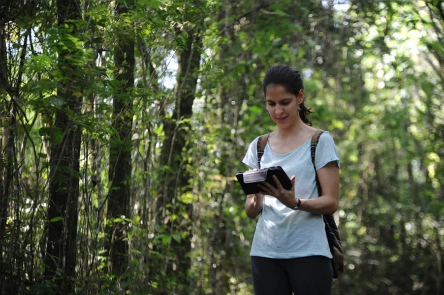A natureza  na palma das mãos