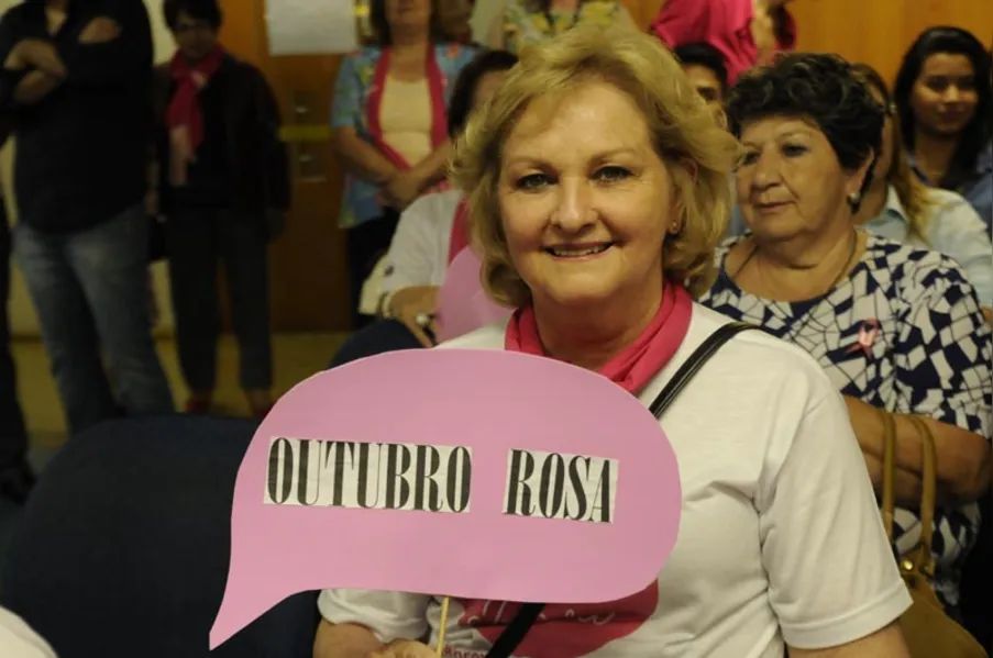 Conscientização sobre câncer de mama