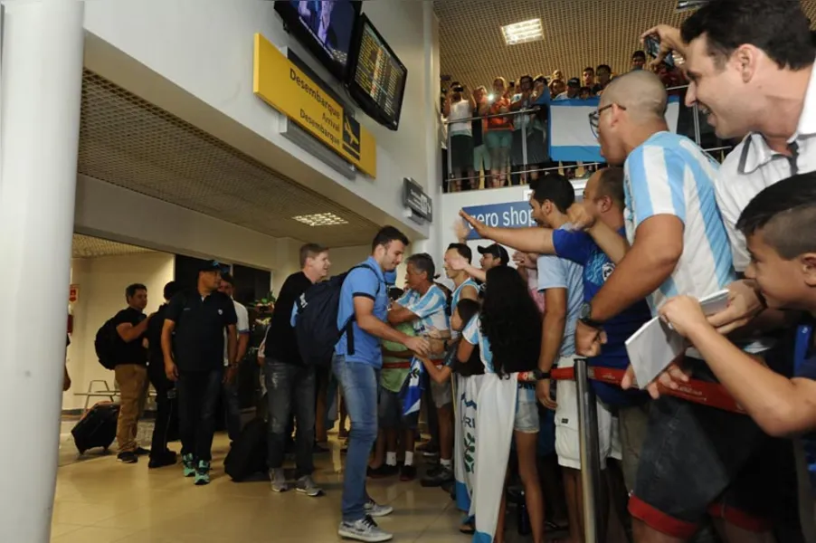 SÉRIE C - Recepção digna de campeão