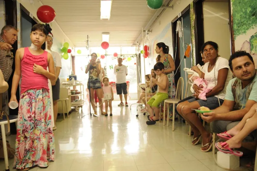 Pacientes do Hospital Infantil têm tarde de emoção
