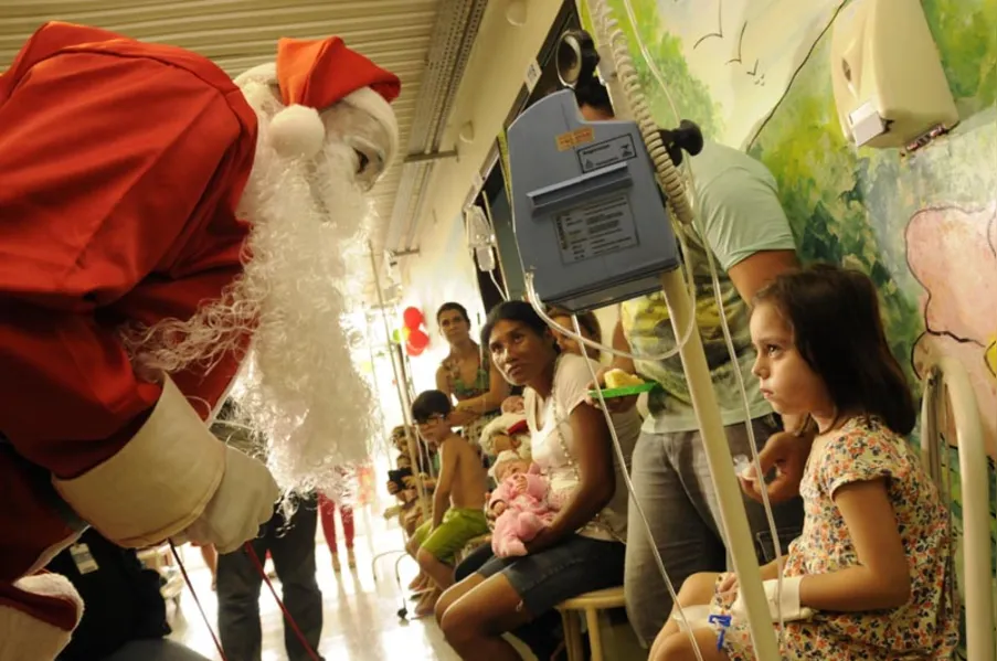 Pacientes do Hospital Infantil têm tarde de emoção