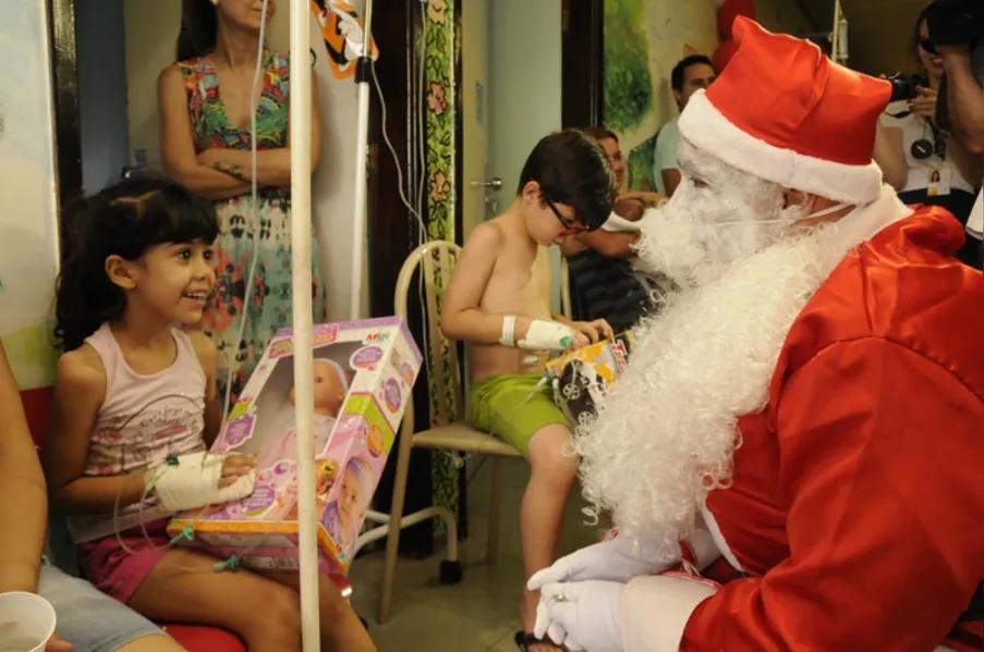 Pacientes do Hospital Infantil têm tarde de emoção