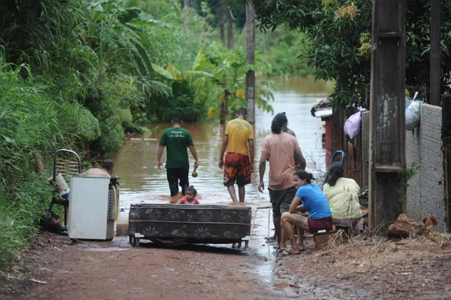 Jataizinho tem 6,4 mil pessoas afetadas na maior cheia em 20 anos