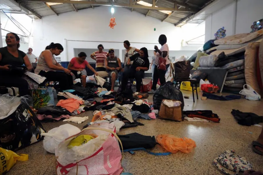 Total de desalojados ultrapassa 2 mil