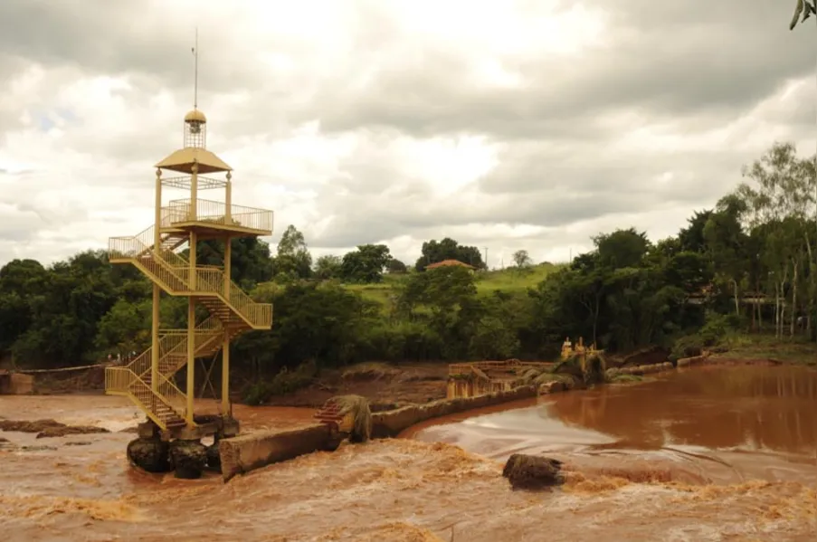 Parque Daisaku Ikeda foi engolido pelo Ribeirão Três Bocas