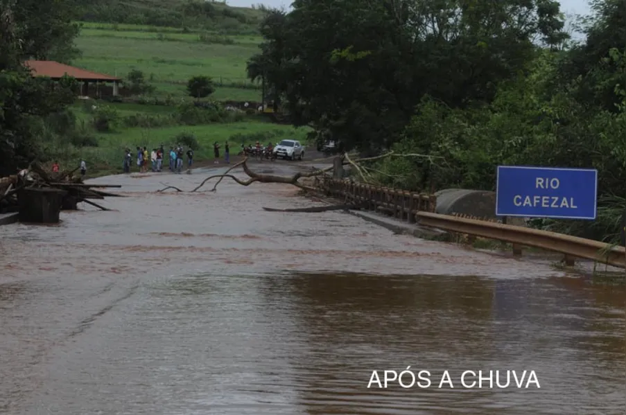 Em quatro horas, choveu 86% da média do mês