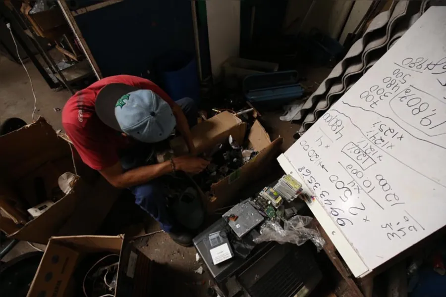 E-lixo recolhe 60 toneladas de resíduos eletrônicos por mês