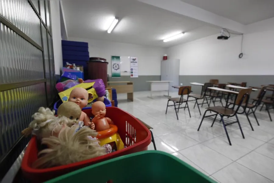 Volta às aulas improvisada