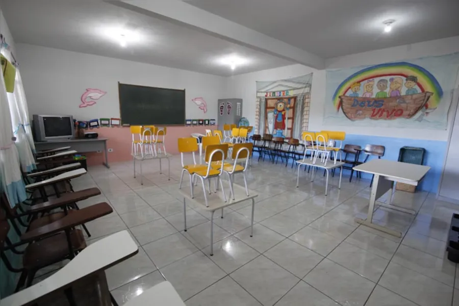 Volta às aulas improvisada