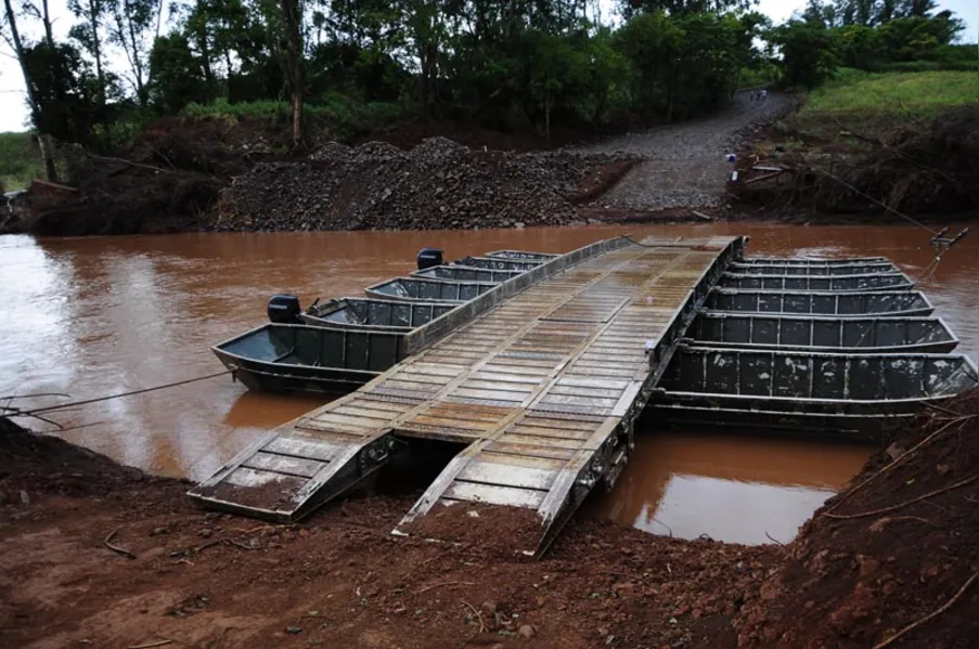 Exército aguarda recursos para construir ponte em Guairacá